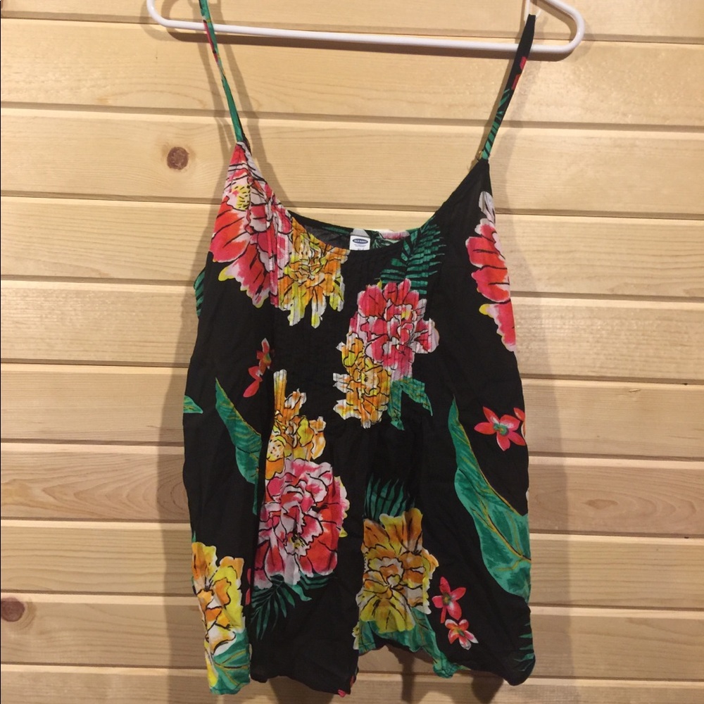 Floral tank too